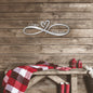 Infinity Couples Monogram - Metal Art