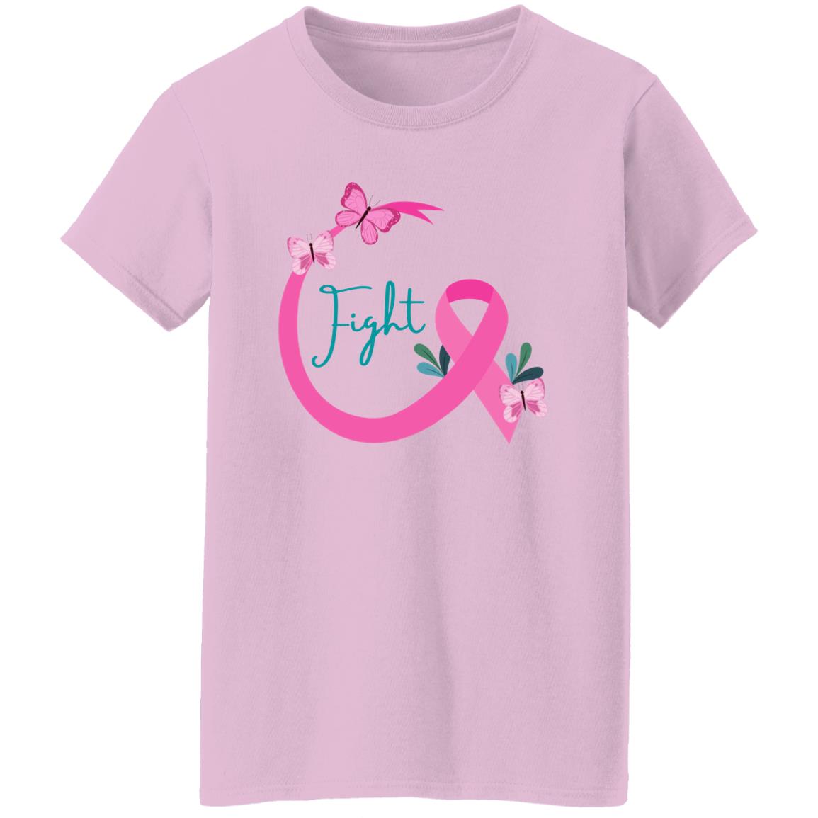 Fight Cancer Awareness Ladies'  T-Shirt