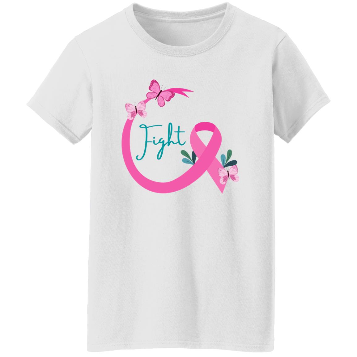 Fight Cancer Awareness Ladies'  T-Shirt