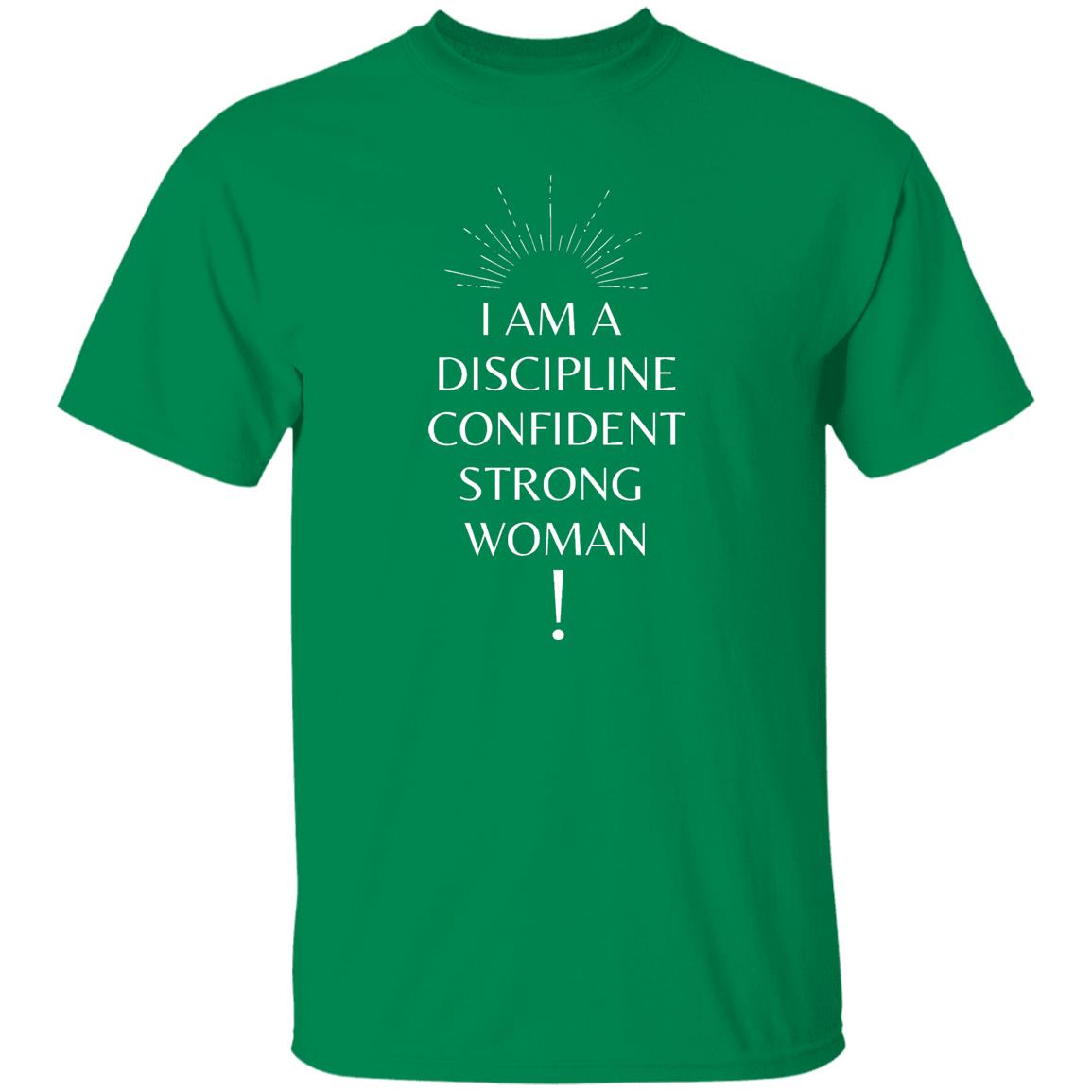 I Am Discipline Confident Strong Woman T-Shirt