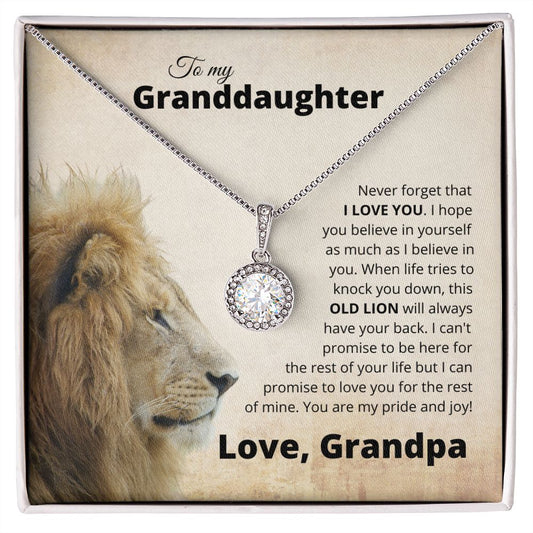 Granddaughter Love Grandpa | Alluring Necklace