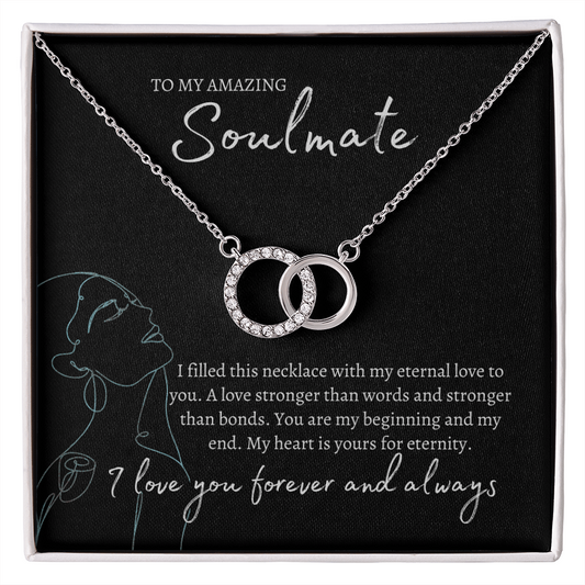 To My Amazing Soulmate | Perfect Pair Necklace