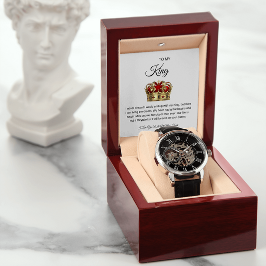 To My King - Forever Your Queen - Elegant Watch