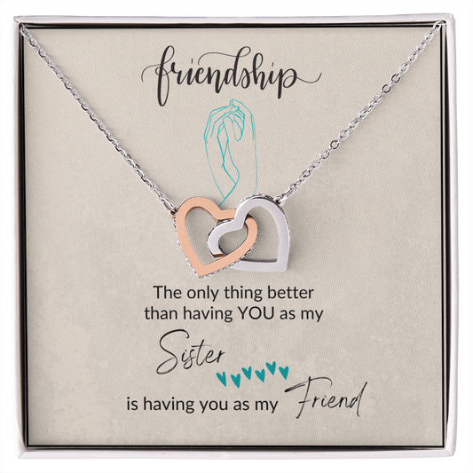 FRIENDSHIP SISTER | INTERLOCKING HEARTS