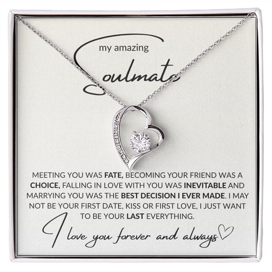 Soulmate Fate | Wife Gift | Birthday Gift | Forever Love Necklace