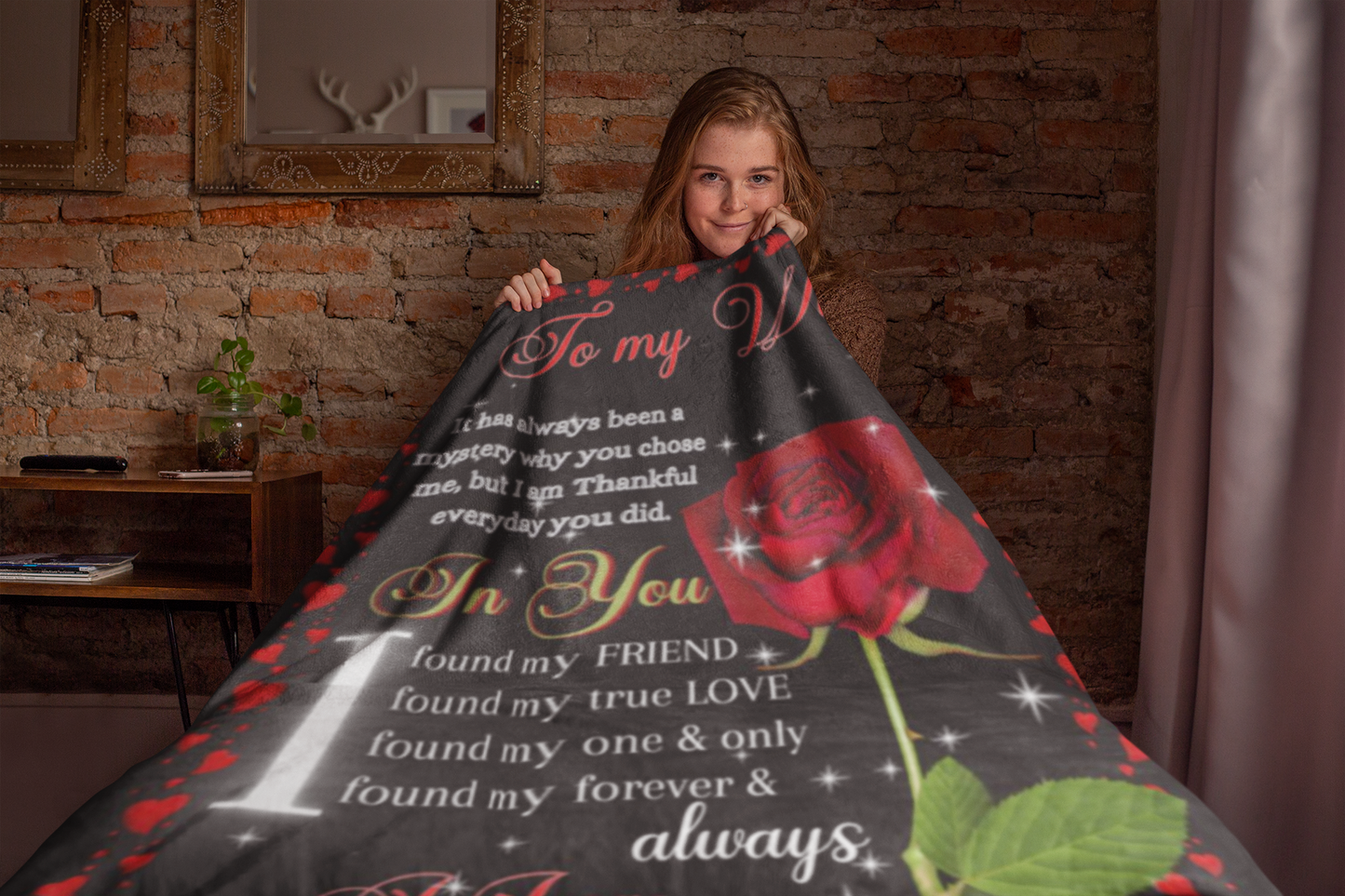 To My Wife - Arctic Fleece Blanket 60x80